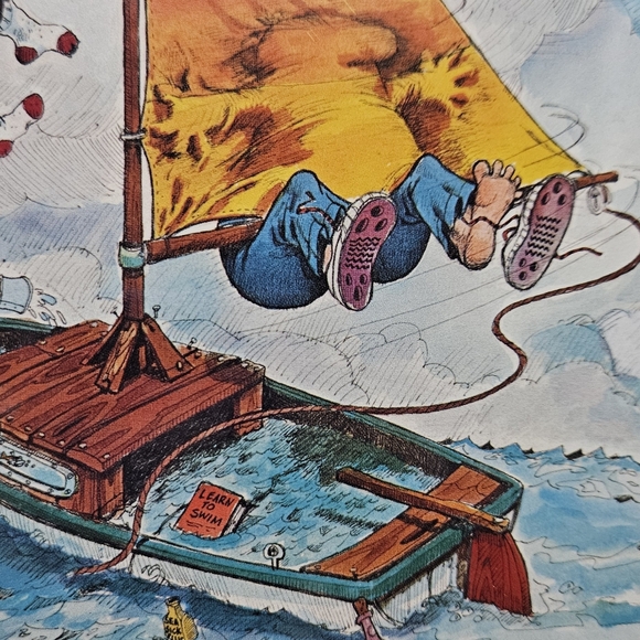 Vintage Gary Patterson Gallery Collection #81085 “Coming About” 1980 USA 8x10 - Picture 5 of 12